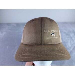 Dry Creek Outfitters Trucker Hat Brown Tan Mesh Snapback Cap Richardson 112